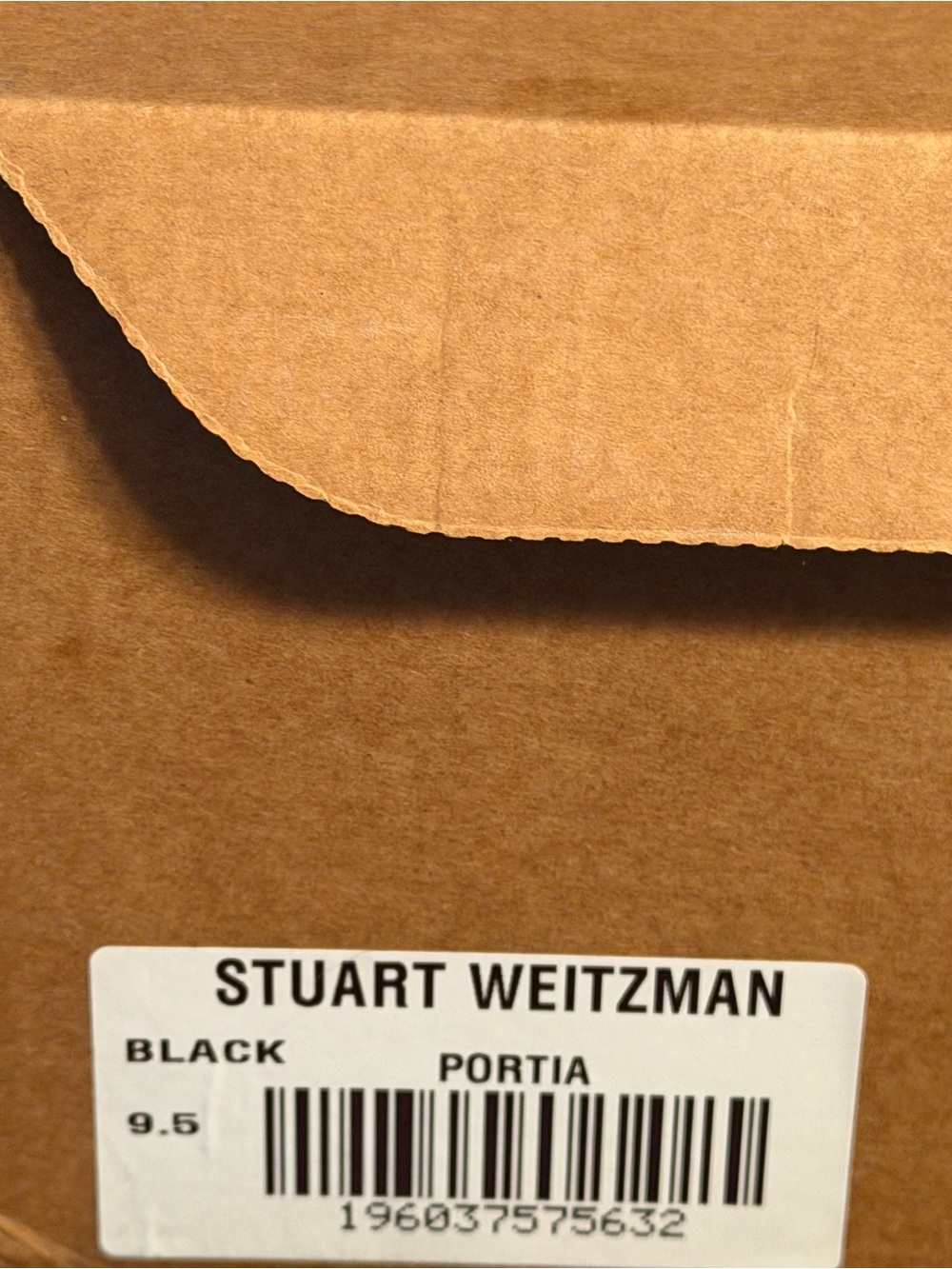 Stewart Weitzman NWT Sz 9.5 Portia Black Patent Leather Loafers Pearl Trim SH473 - Picture 10 of 11
